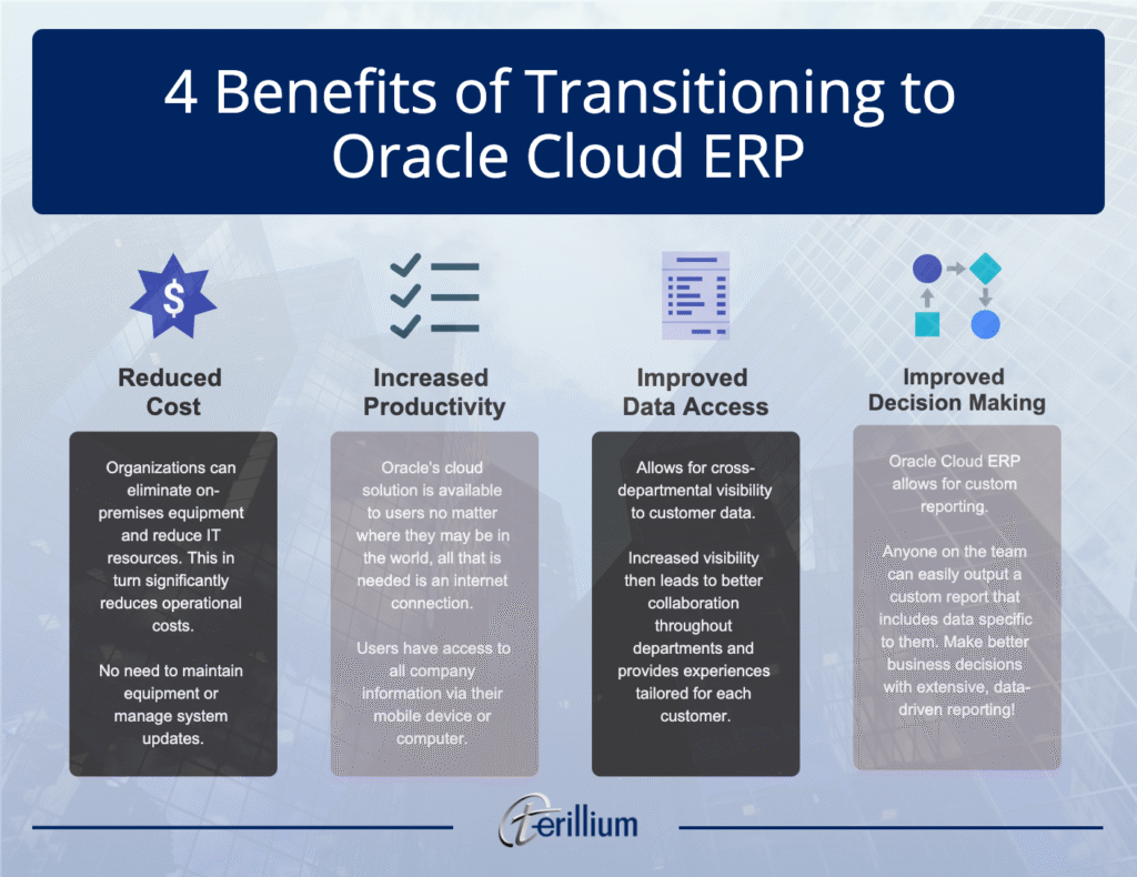 transitioning to oracle cloud
